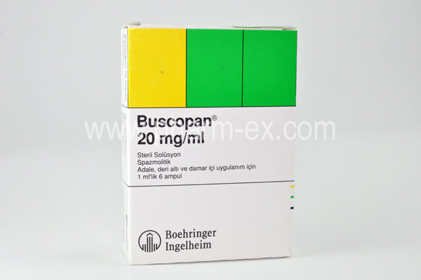 Buscopan 20mg/ml 6x1ml