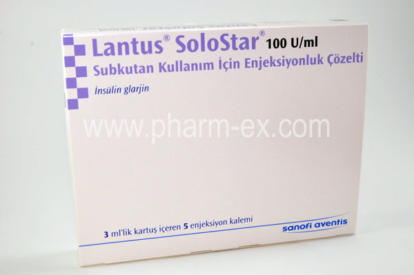 Lantus Solostar 100IU 5x3ml