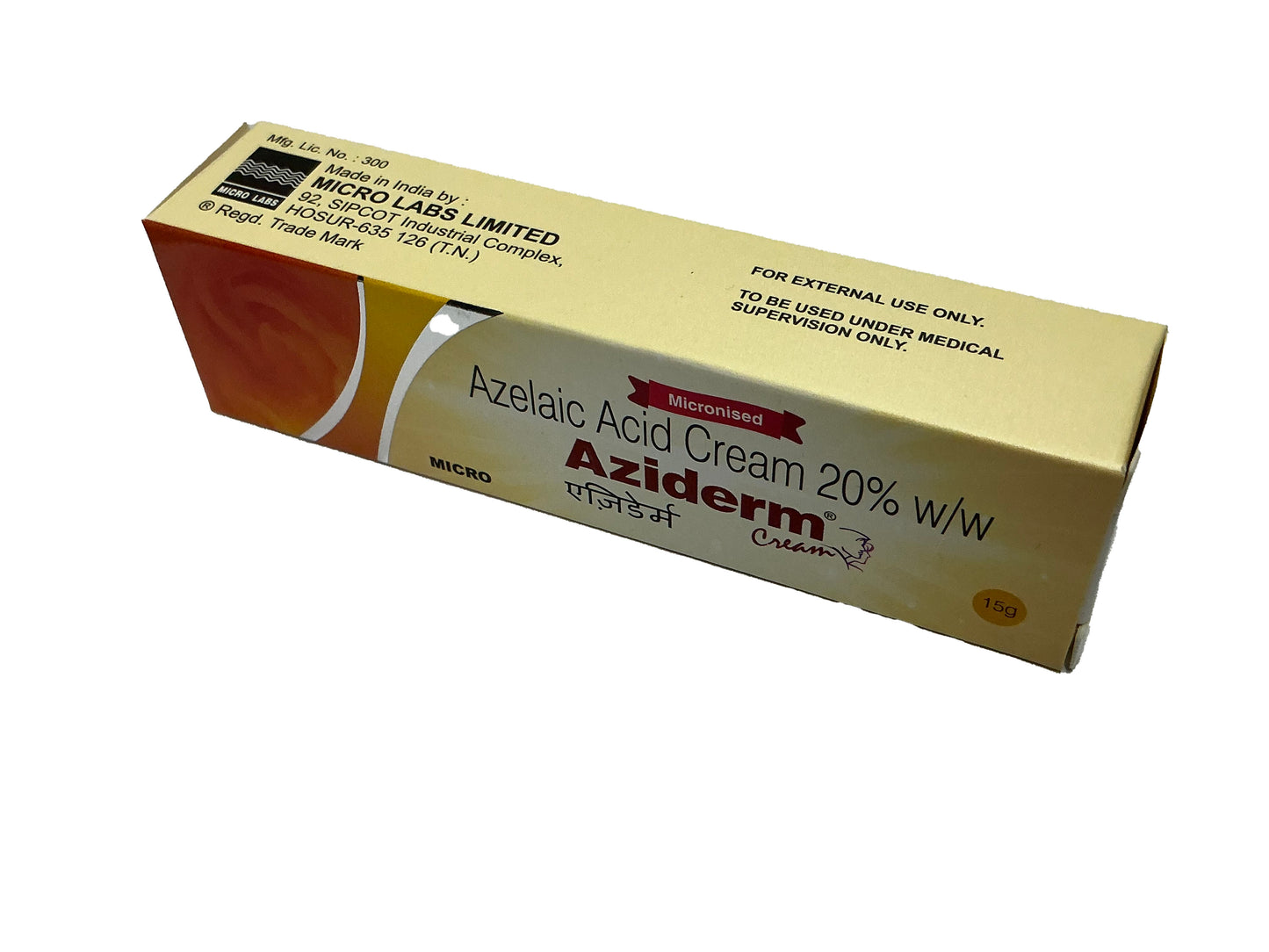 Aziderm 10% Cream 15g