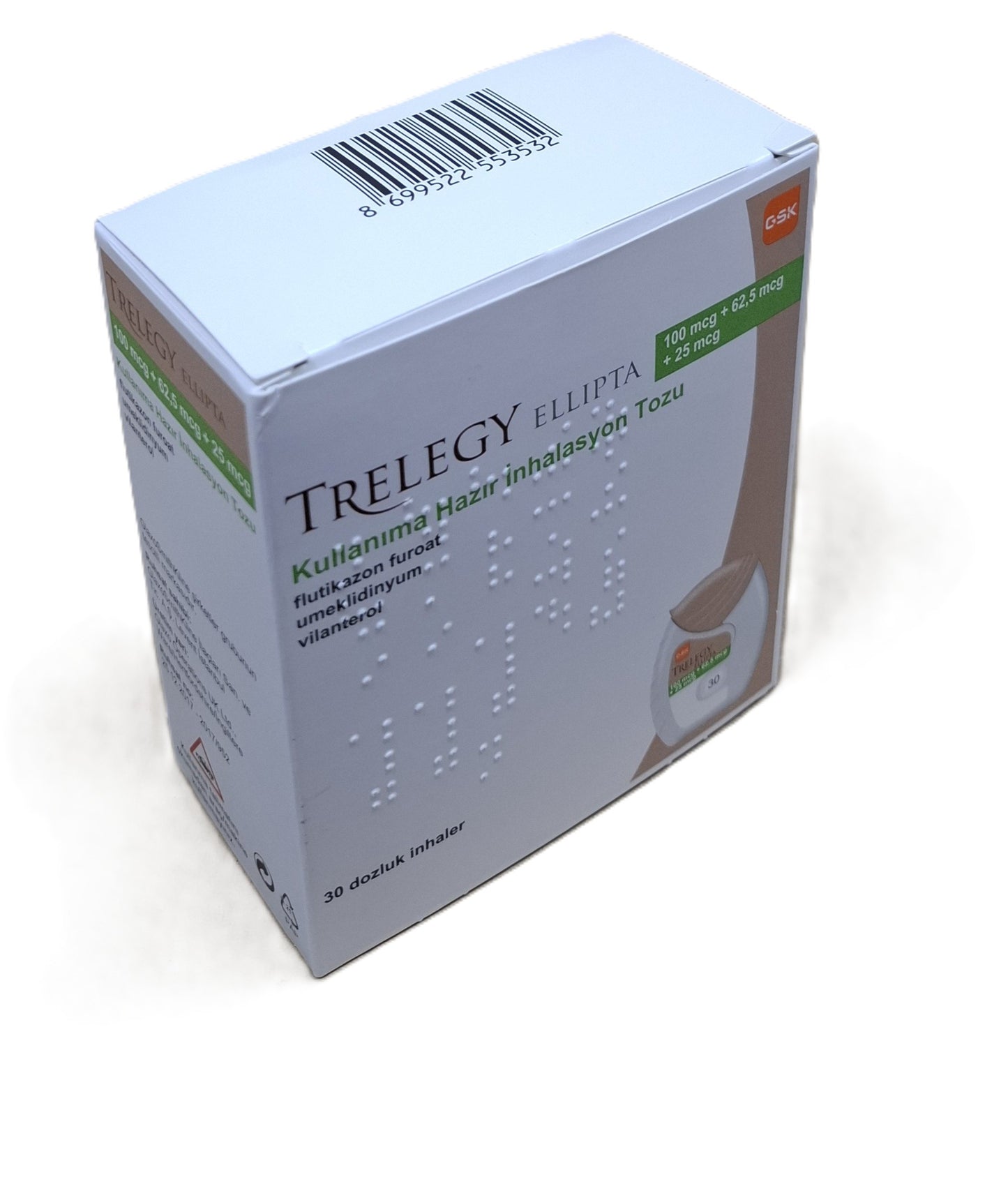 Trelegy Ellipta 100/62.5/25mcg