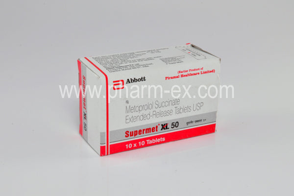 Supermet xl 50mg 100 ER TAB