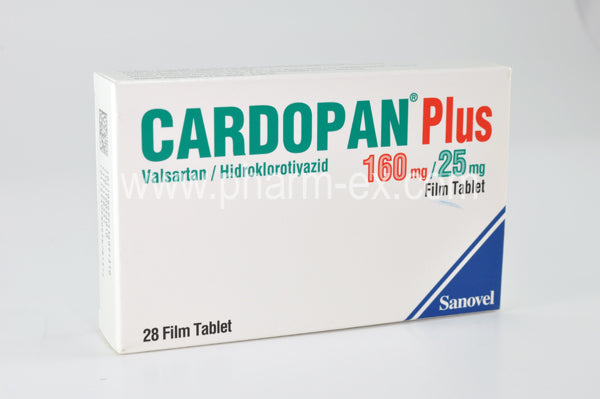 Cardopan Plus 160/25mg