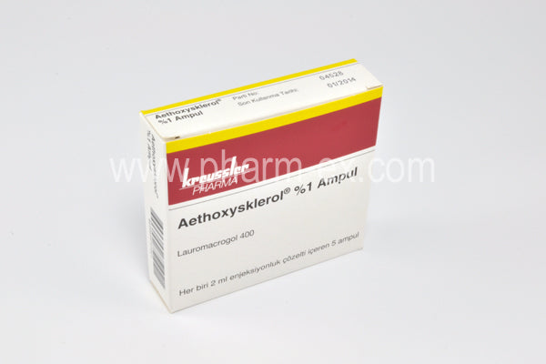 Aethoxysklerol 2ml 1%