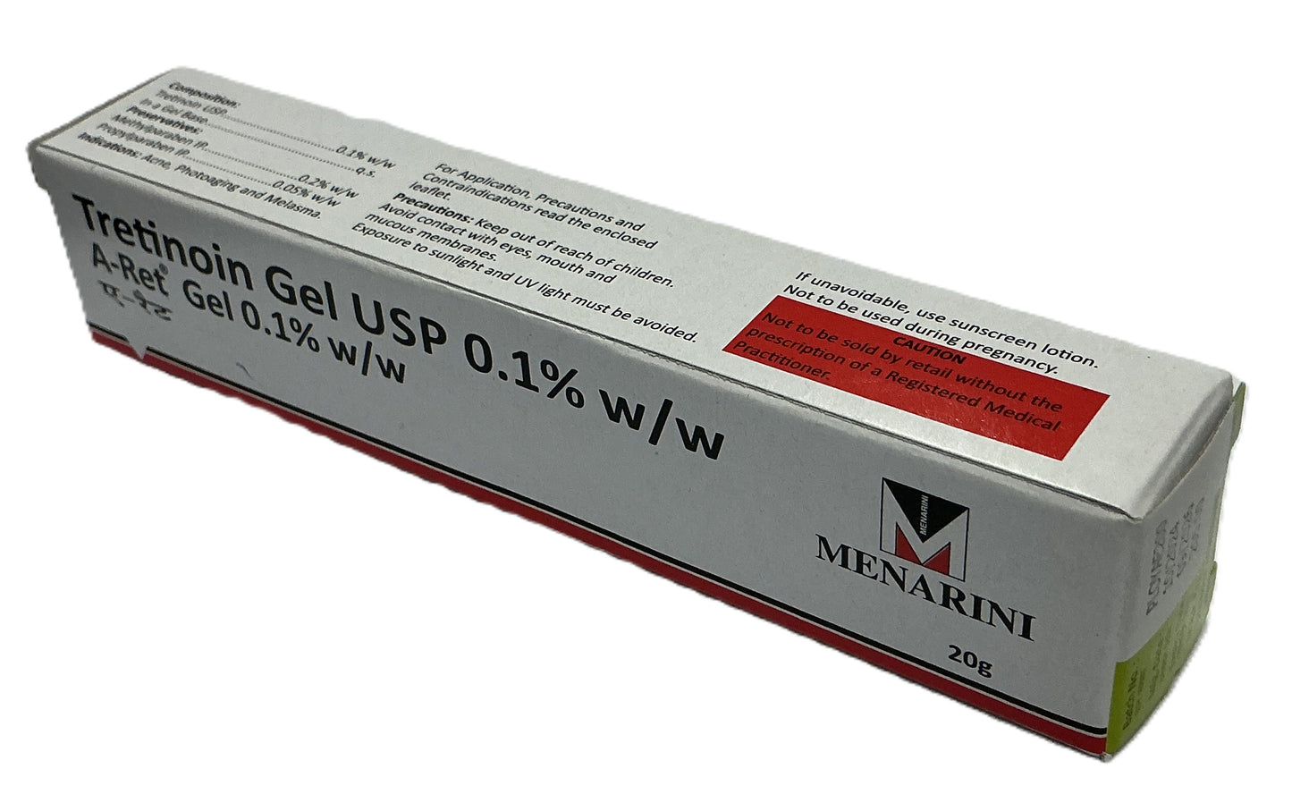 A-ret gel 0.1%w/w 20gm