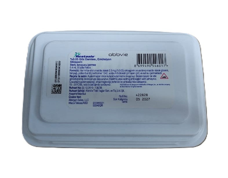 Restasis %0.05 0.4ml - 30 vials