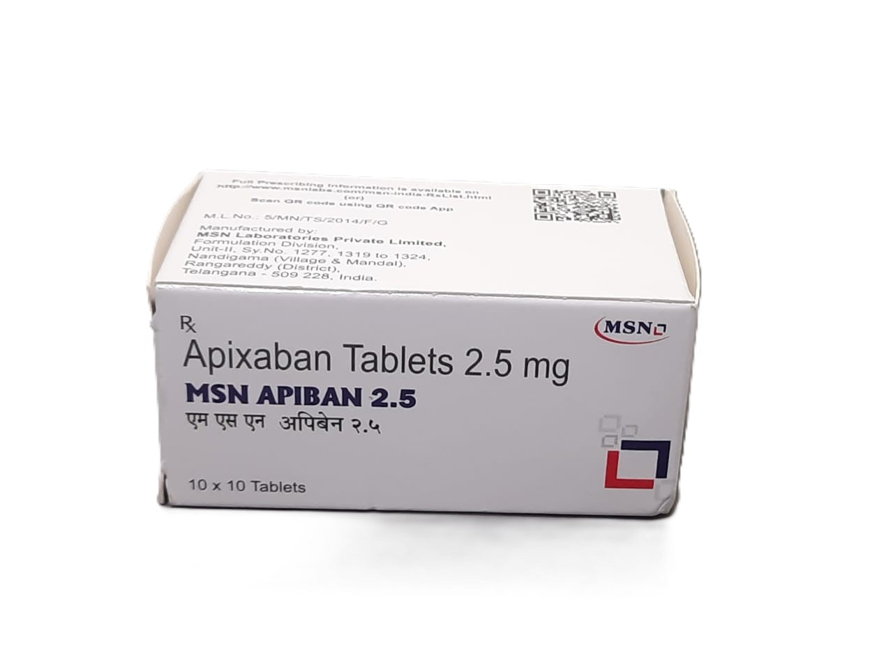 Apiban 2.5mg