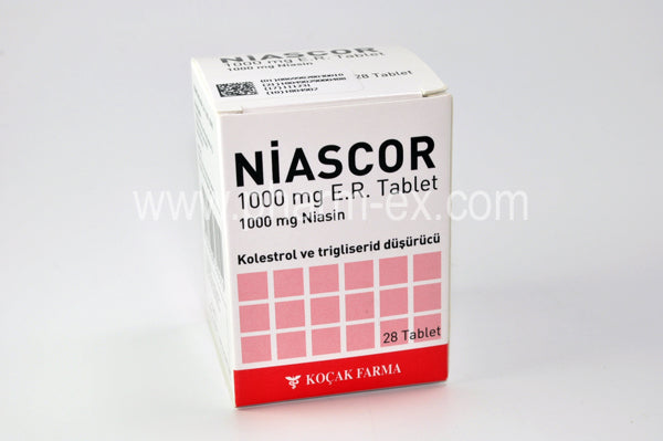 Niascor 1000mg (28tabs)