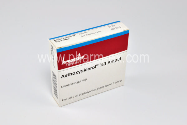 Aethoxysklerol 2ml 3%