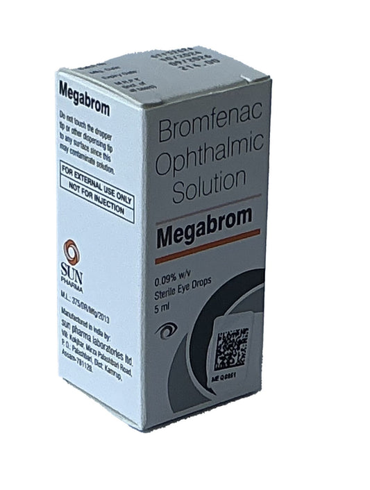 Megabrom 0.09% w/v 5 ml