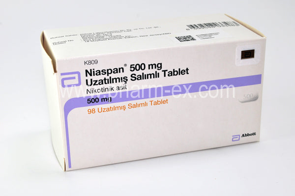 Niaspan 500mg(98tabs)