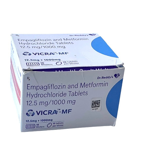 Vicra-MF 12.5mg/1000mg 100 Tablet