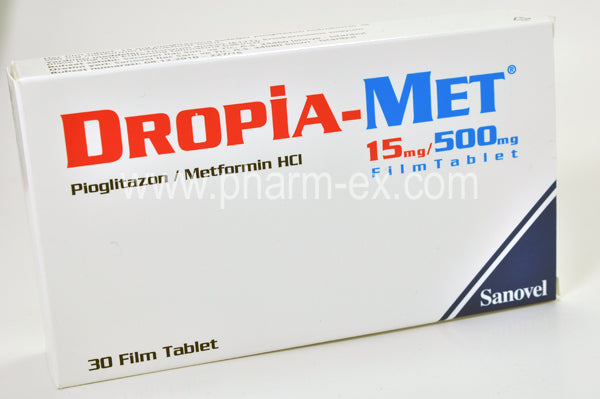 Dropia-Met 15/500mg