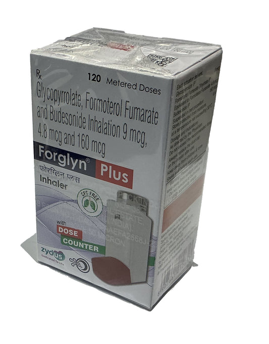 Forglyn Plus Inhaler 9mcg/4.8mcg/160mcg