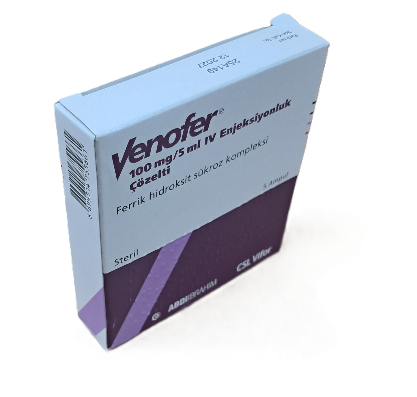 Venofer IV 5ml 2700mg/5ml