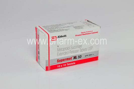 Supermet xl 50mg 100 ER TAB