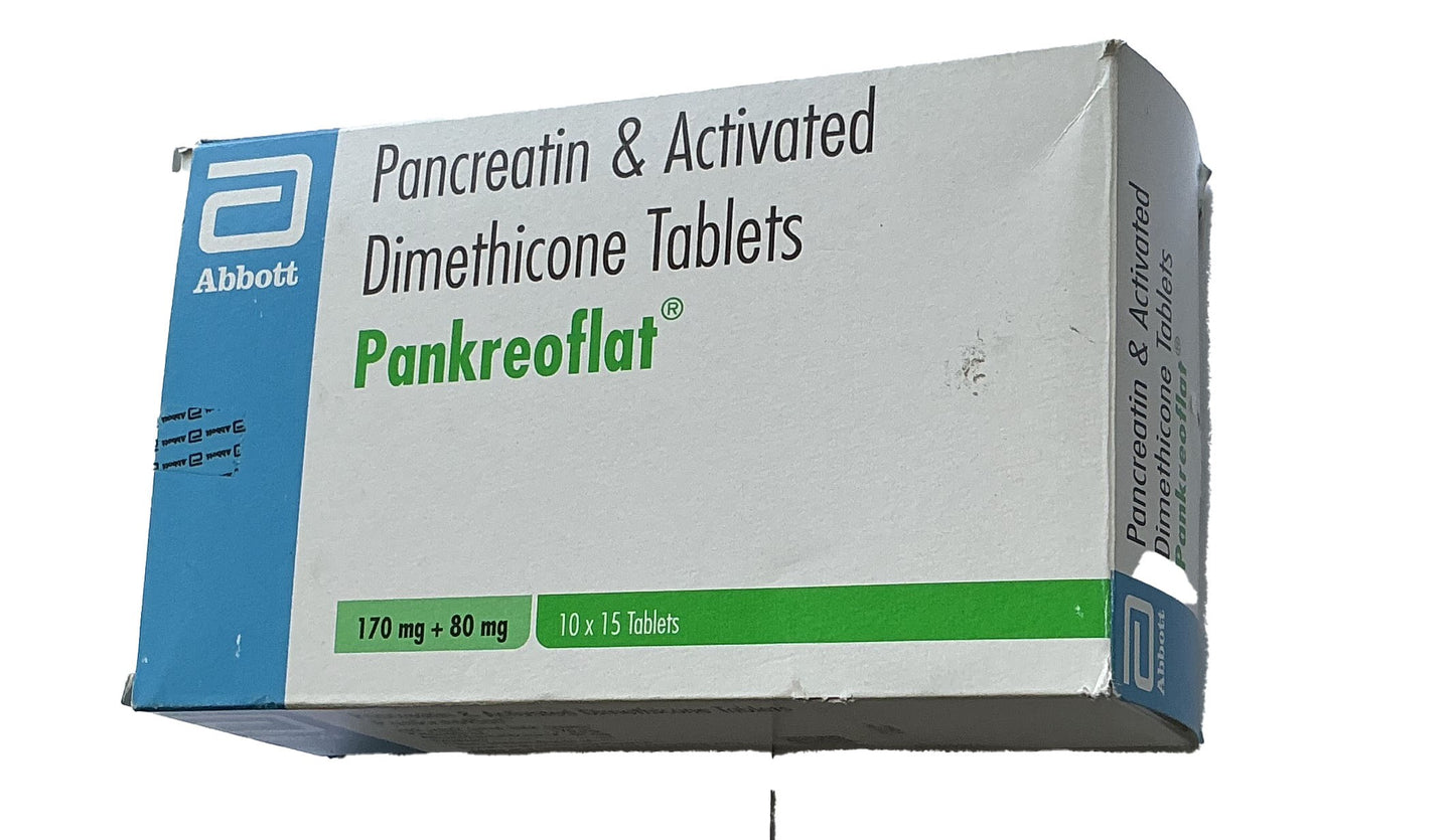Pankreoflat 170/80mg