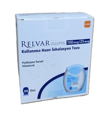 Relvar Ellipta Inh 100/25mcg