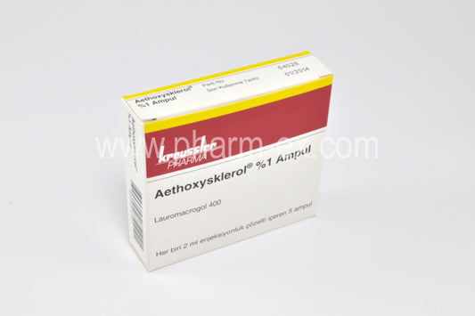 Aethoxysklerol 2ml 1%