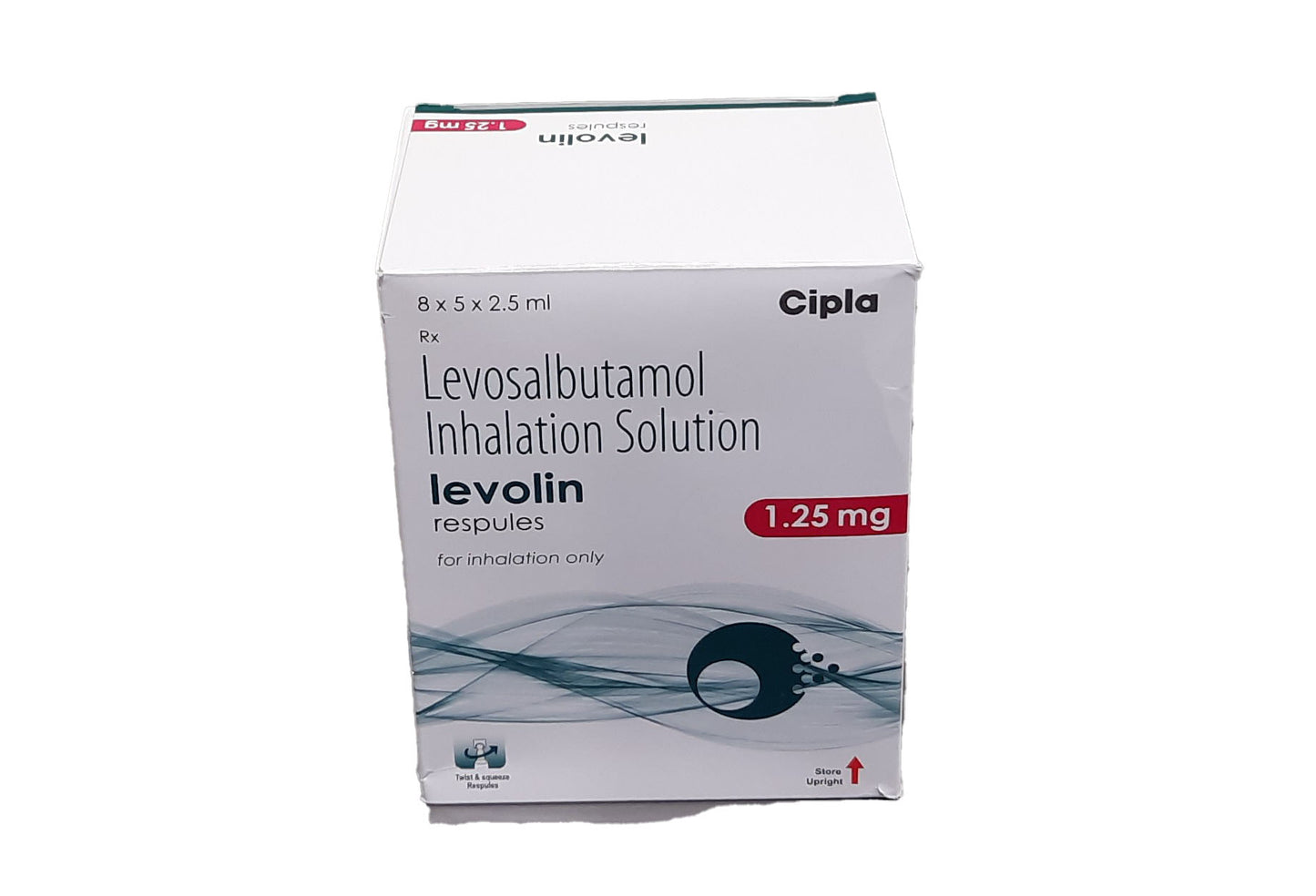 Levolin respules 1.25mg/2.5ml 1sachet(5 Respules)