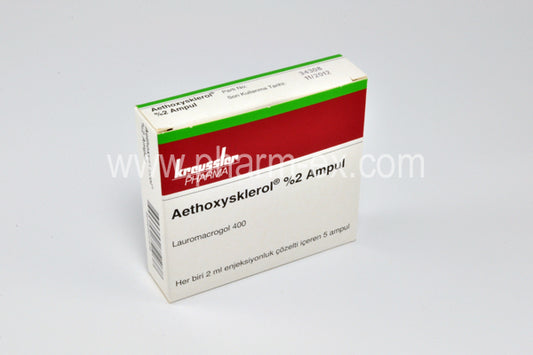 Aethoxysklerol 2ml 2%