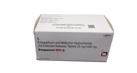 Empaone-M ER 25/1000mg  100 Er Tablet