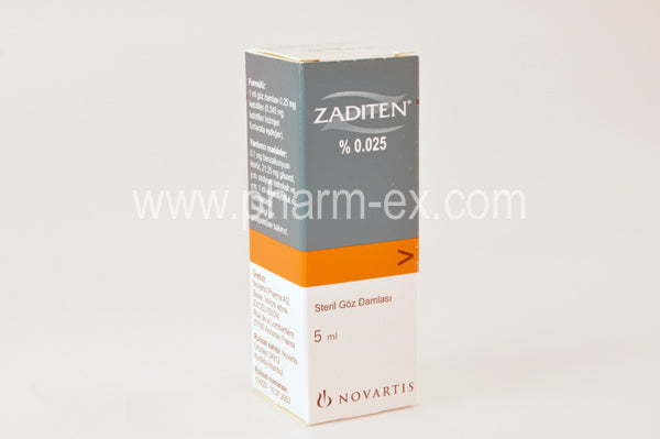 Zaditen 0.025% 5ml