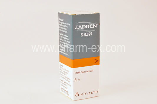 Zaditen 0.025% 5ml