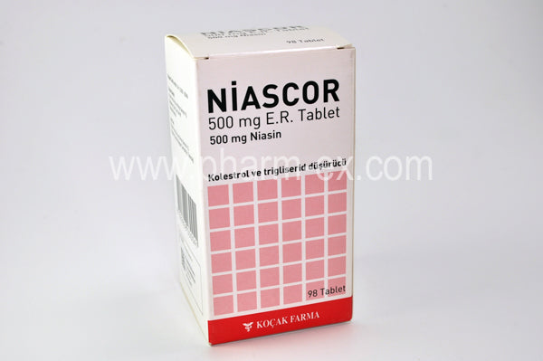 Niascor 500mg(98tabs)