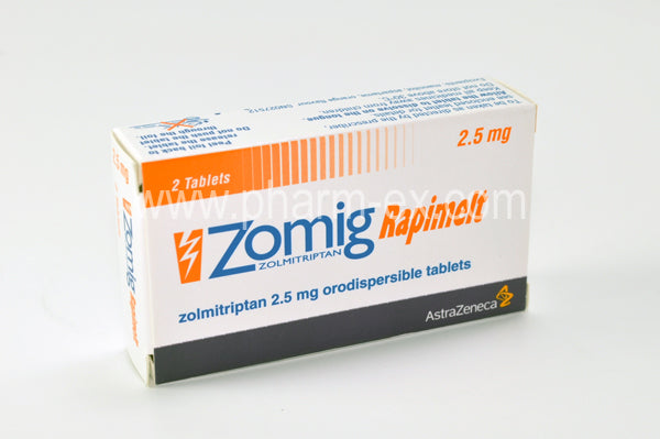 Zomig Rapimelt 2.5mg