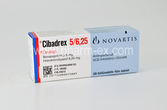 Cibadrex 5mg/6.25mg