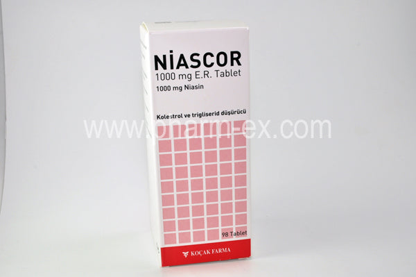 Niascor 1000mg(98tabs)