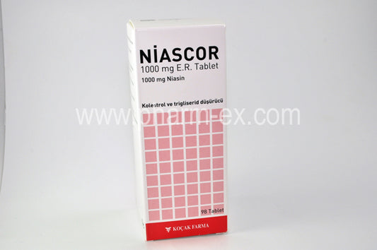 Niascor 1000mg(98tabs)