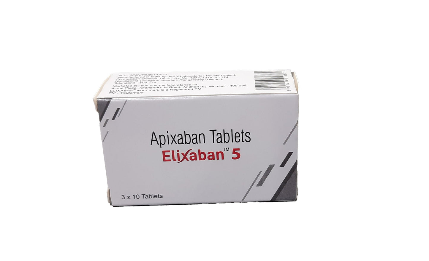 Elixaban 5mg