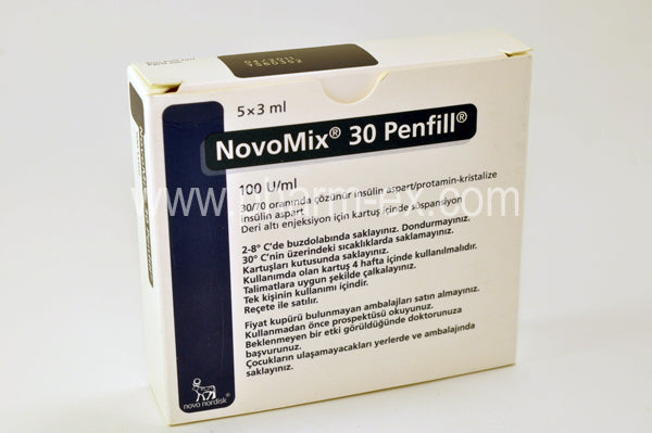 Novomix 30 Penfill 100IU 5x3ml