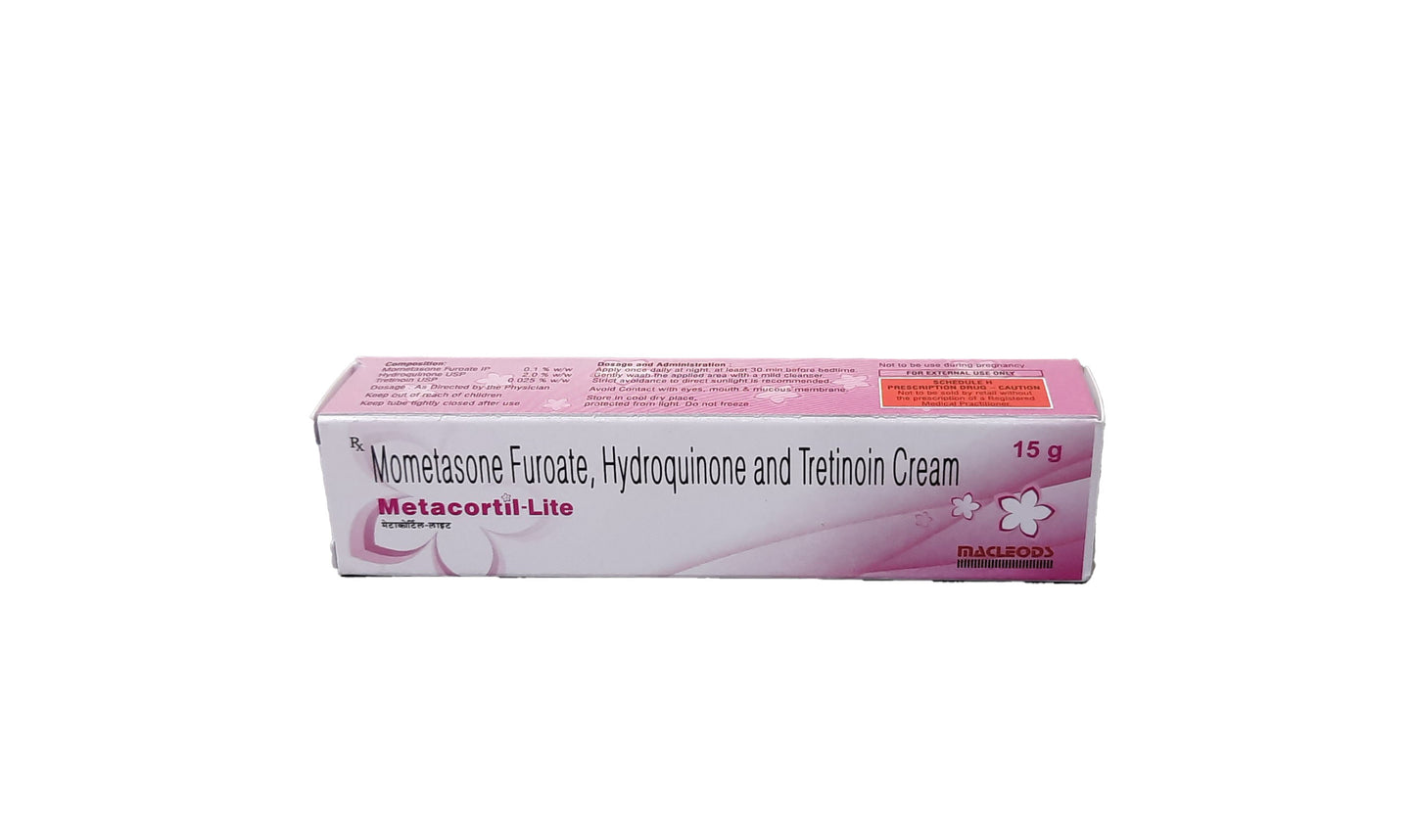 Metacortil -lite cream 0.1/2/0.025% w/w 15gm