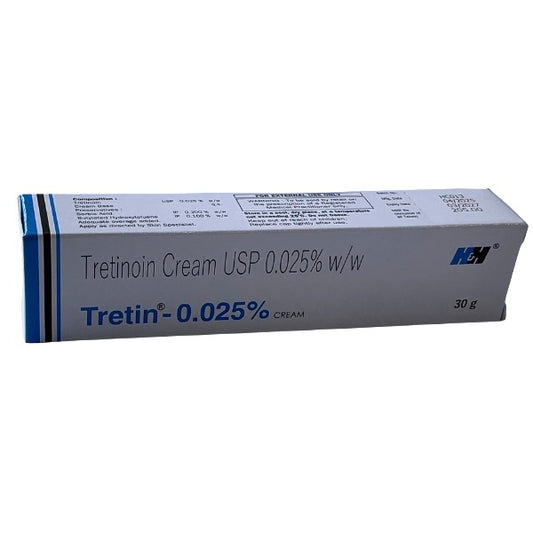 Tretin cream 0.025% w/w 30gm